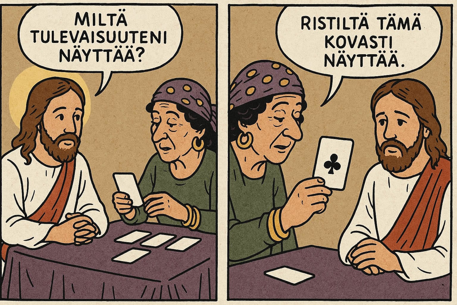 Jeesus sai huonoja uutisia ennustajalta